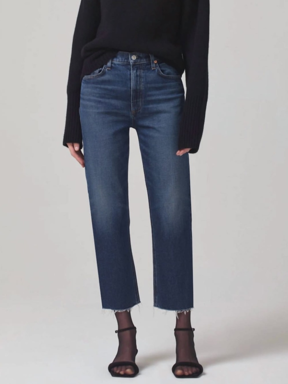 Citizens of Humanity | Daphne Crop Blue Jeans
